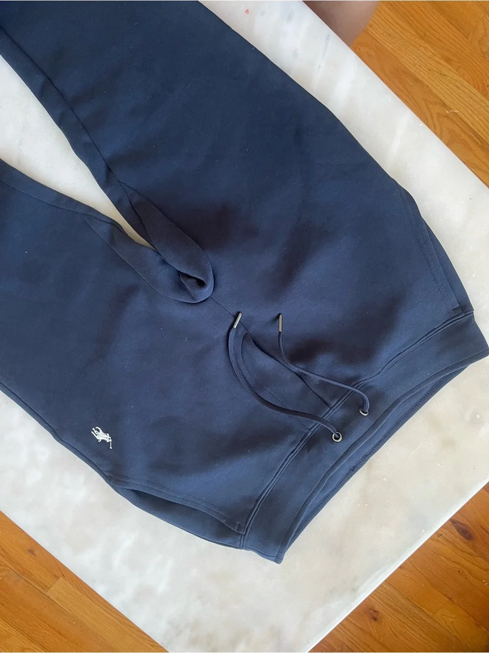 Polo by Ralph Lauren Boys Navy Drawstring Jogger Sweatpants